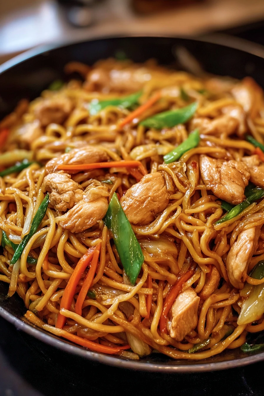 Easy Chicken Lo Mein Recipe recipe step-by-step guide