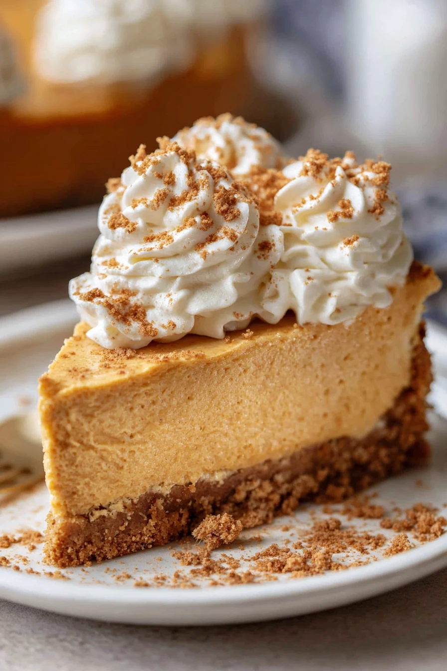 pumpkin cheesecake, no bake dessert, creamy, spiced, indulgent, easy recipe