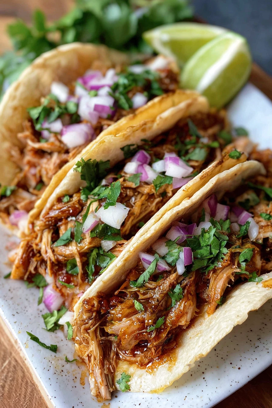 easy, slow cooker carnitas, tender, juicy, flavorful, Mexican, shredded pork, delicious, savory