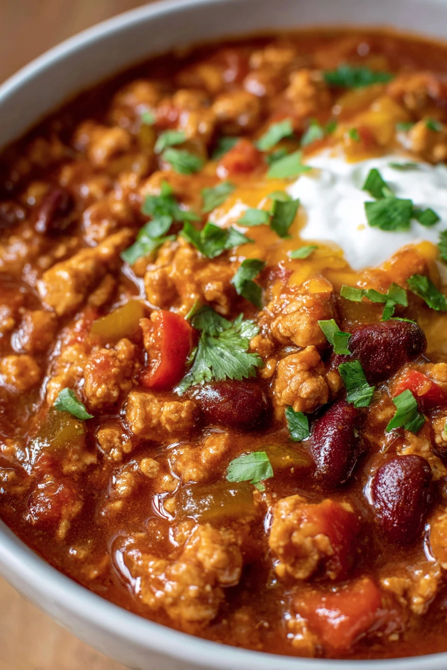 turkey pumpkin chili, easy recipe, hearty, flavorful, fall comfort food, delicious, savory