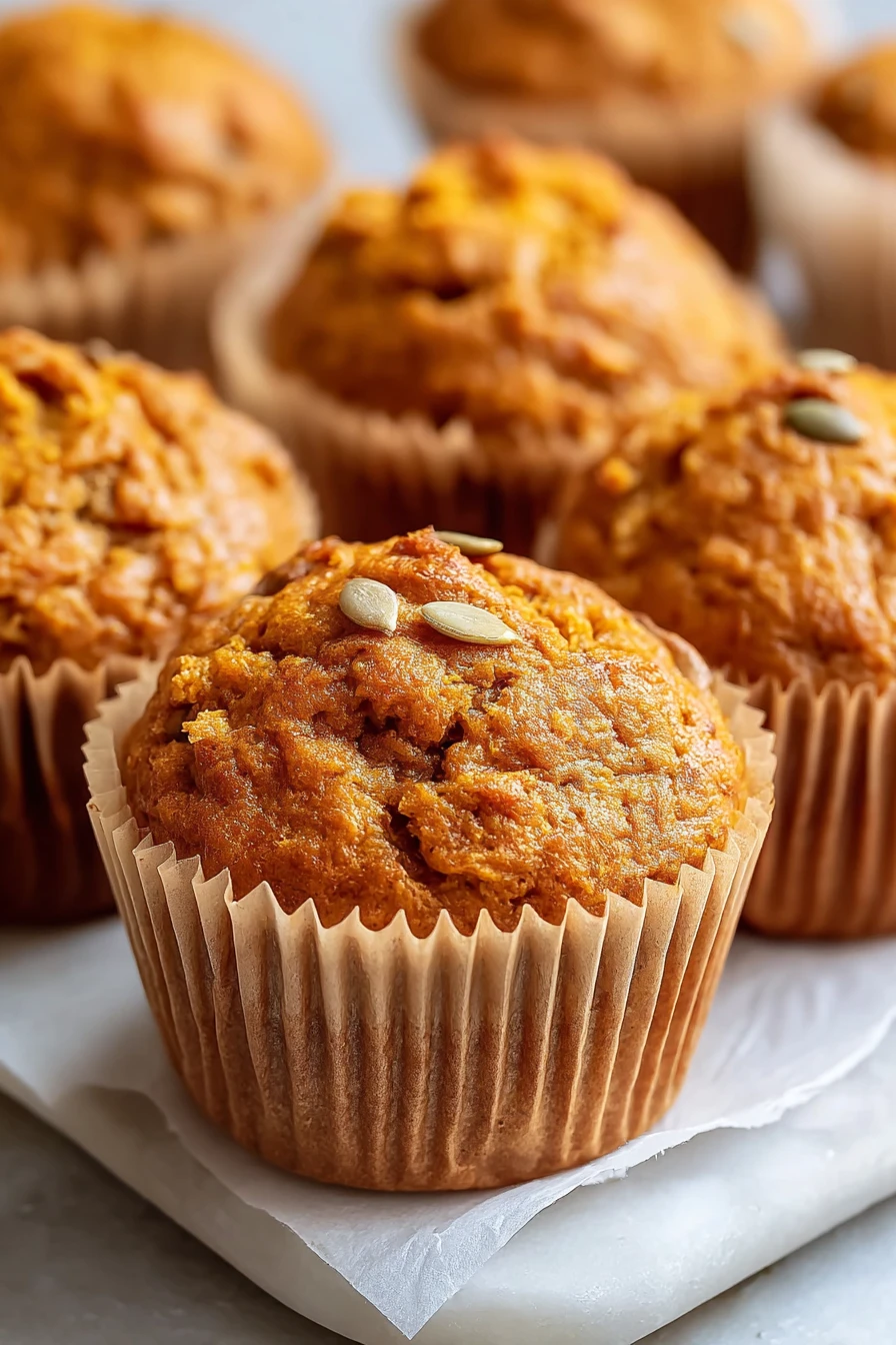 Greek yogurt, pumpkin muffins, healthy, moist, delicious, autumn flavors