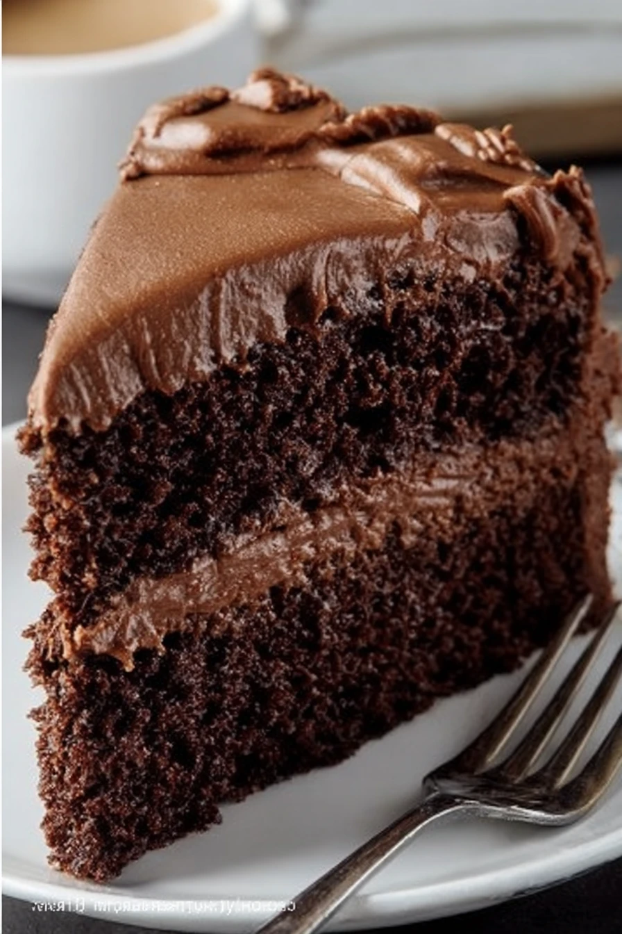 homemade chocolate cake, decadent dessert, rich cocoa flavor, moist and indulgent