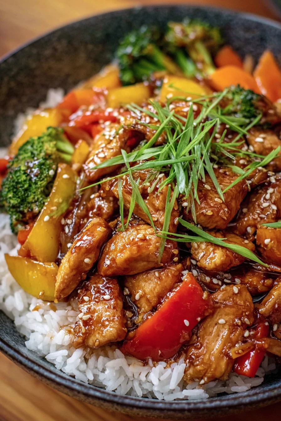 Honey Garlic Chicken Stir-Fry recipe step-by-step guide
