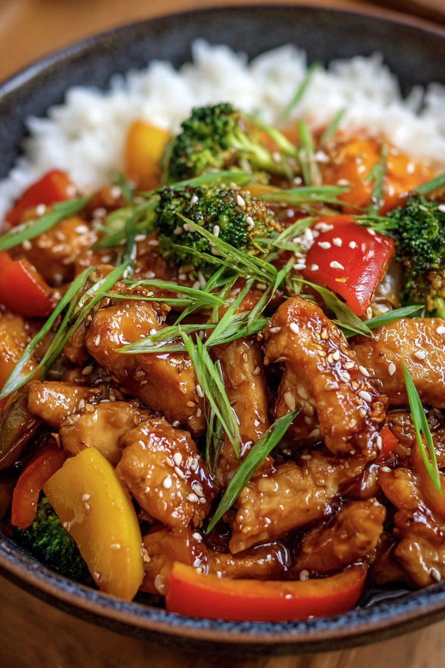 Honey Garlic Chicken Stir-Fry recipe step-by-step guide