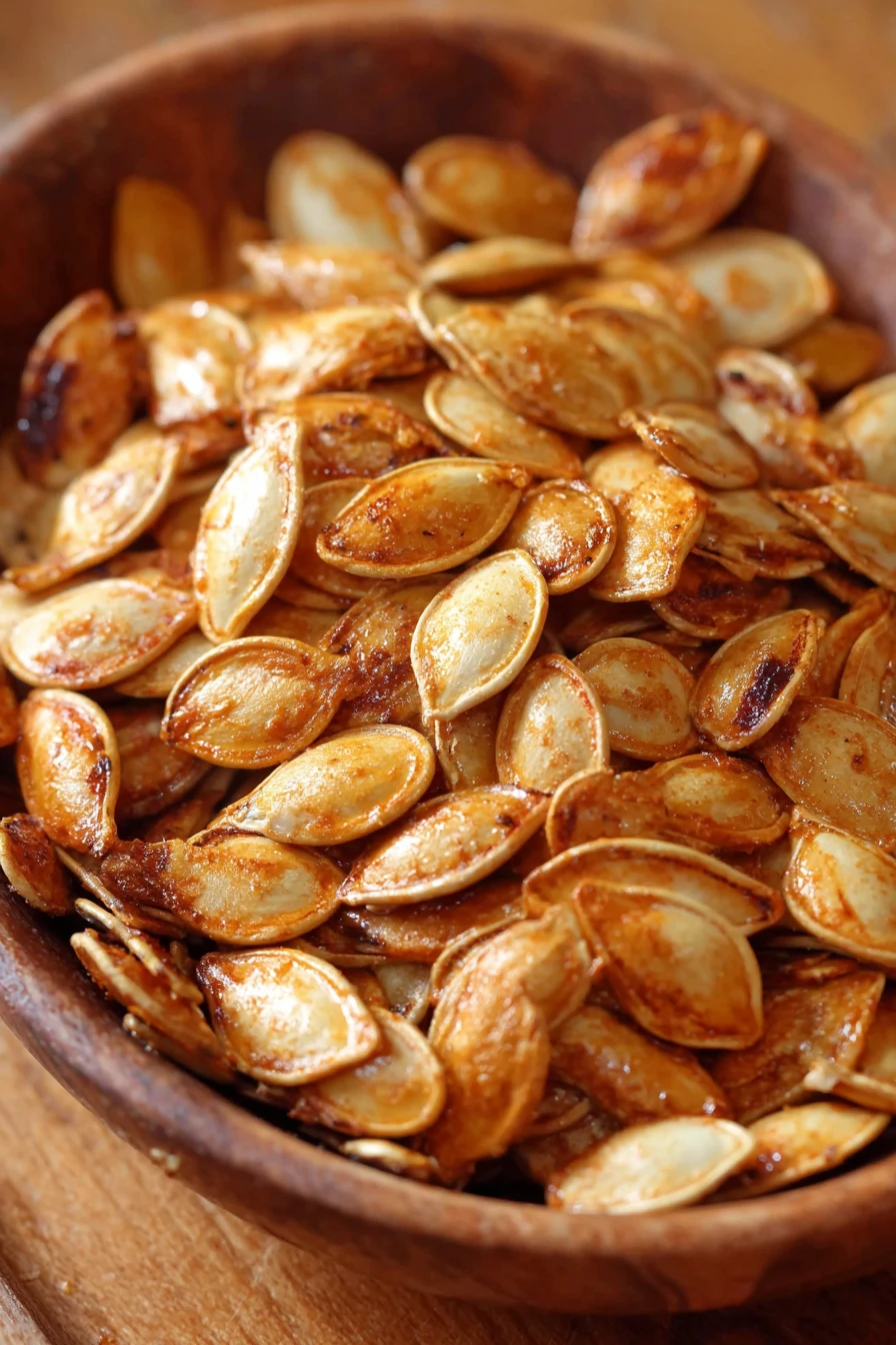 roast, pumpkin seeds, crunchy, savory, fall flavors, seasoned, delicious