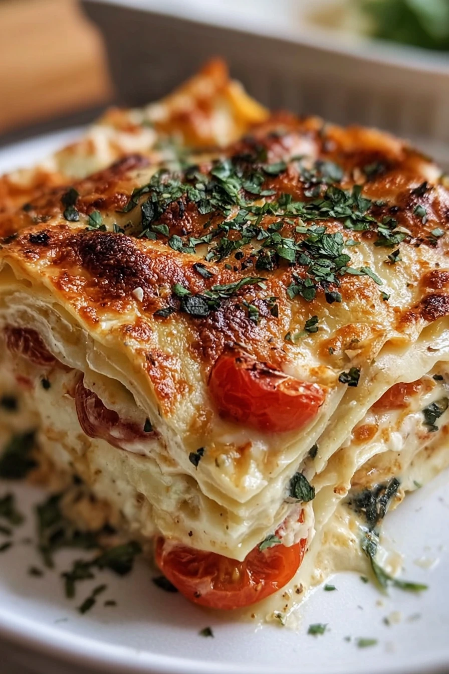 Loaded Veggie White Lasagna Loaded Veggie White Lasagna recipe step-by-step guide
