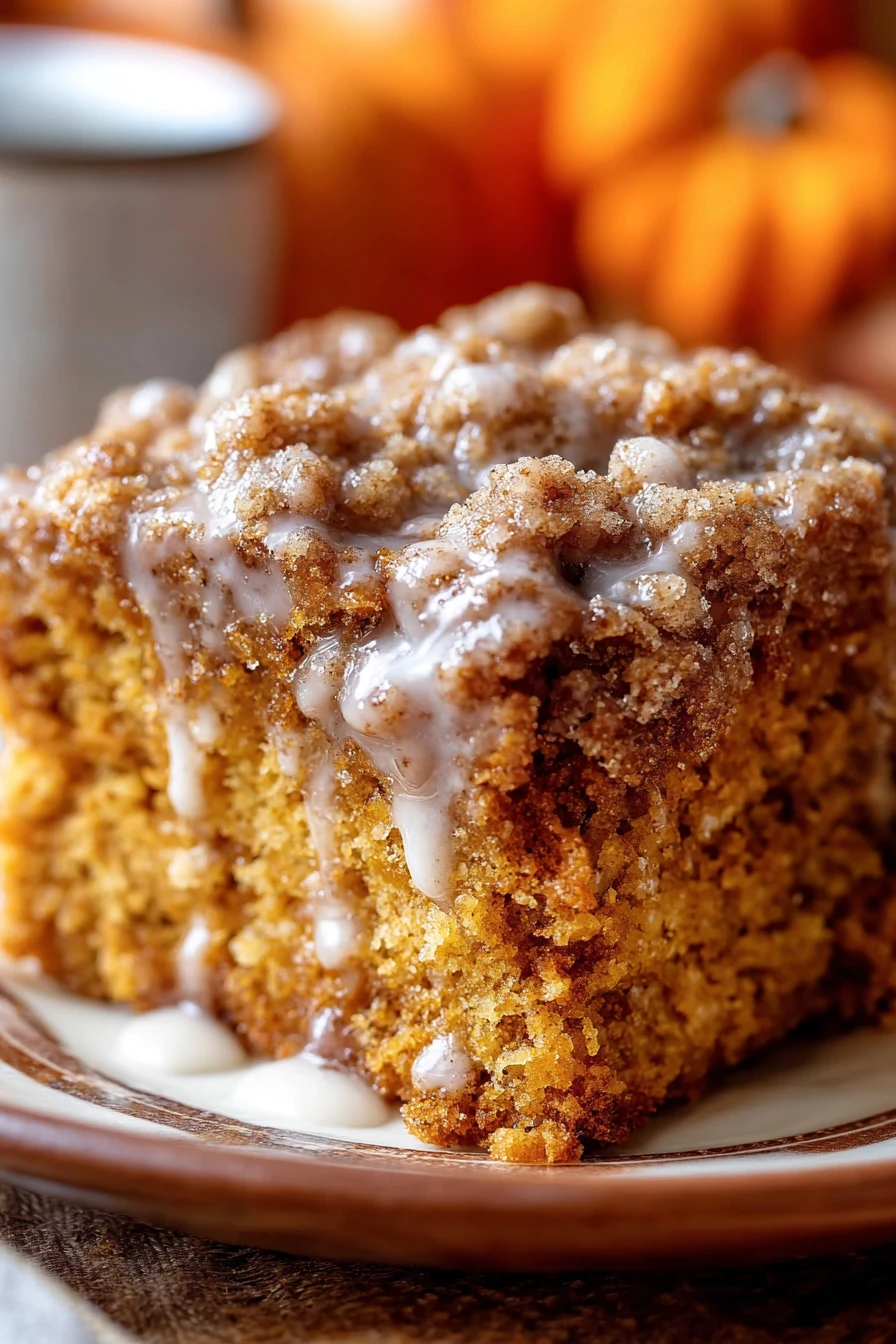 pumpkin coffee cake, recipe, delicious, moist, cinnamon streusel, fall flavors