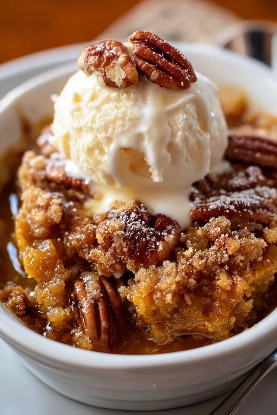 Pumpkin Pecan Cobbler recipe step-by-step guide