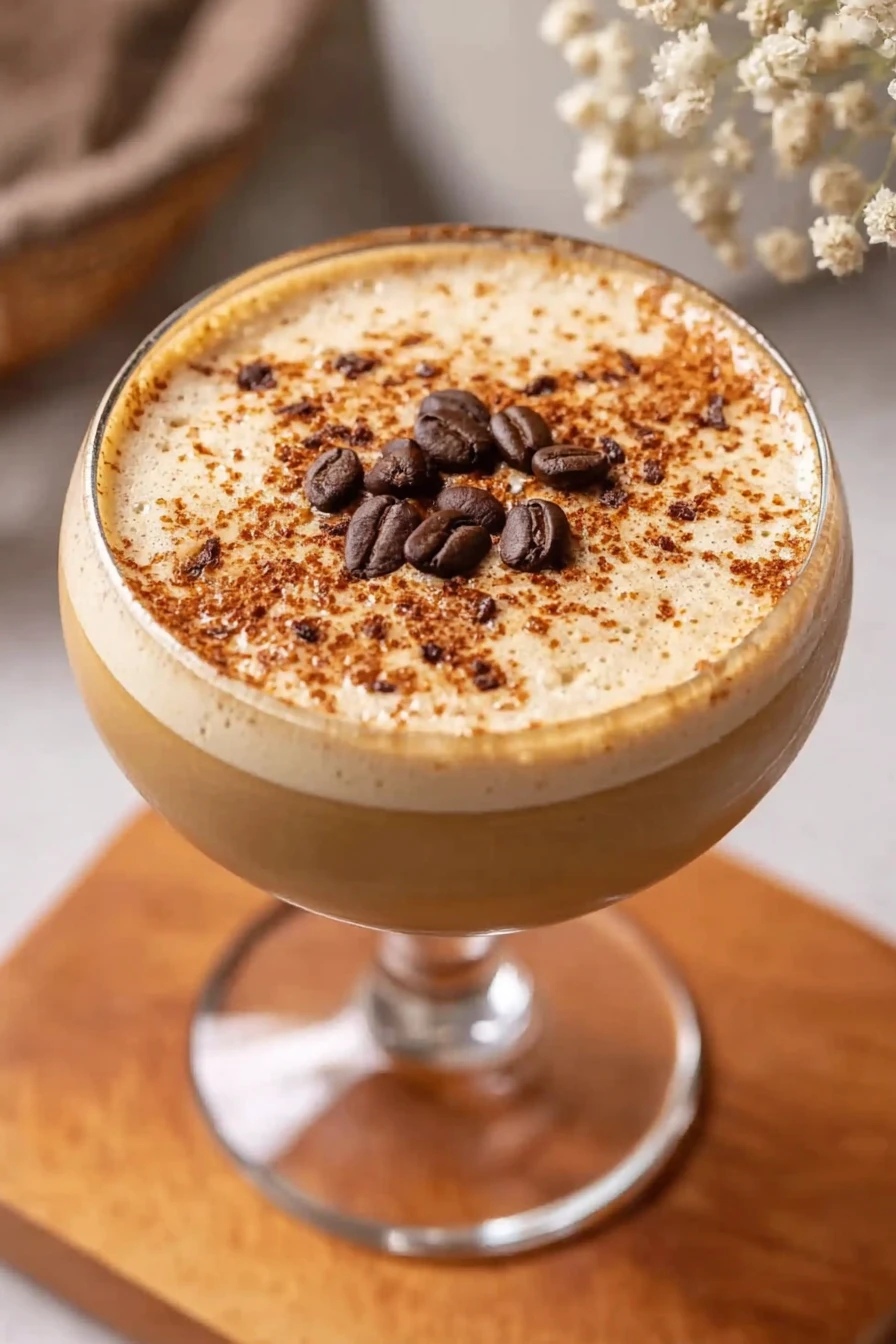 Pumpkin Spice Espresso Martini, fall flavors, aromatic, indulgent, festive twist