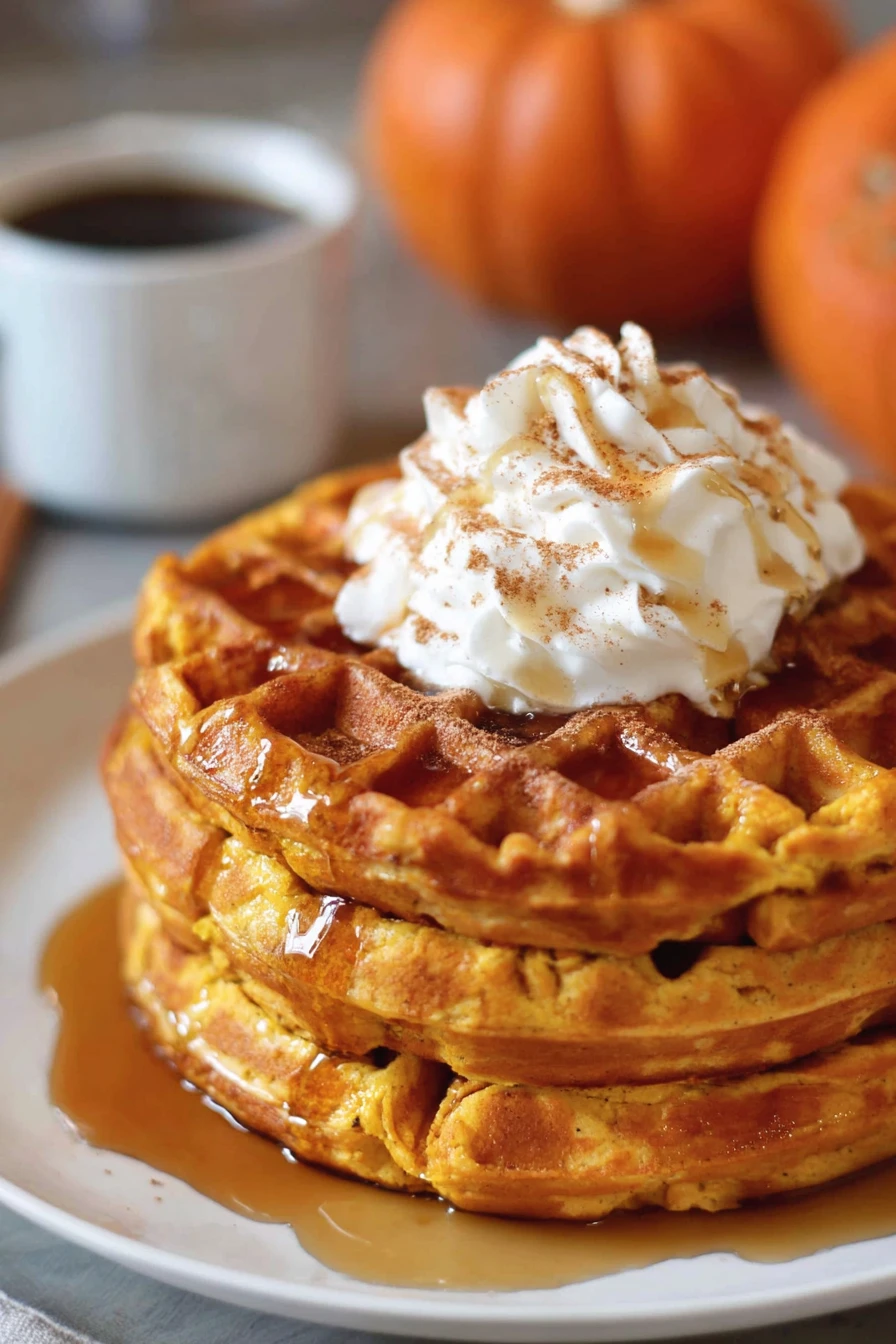 Pumpkin Spice Waffles Recipe recipe step-by-step guide