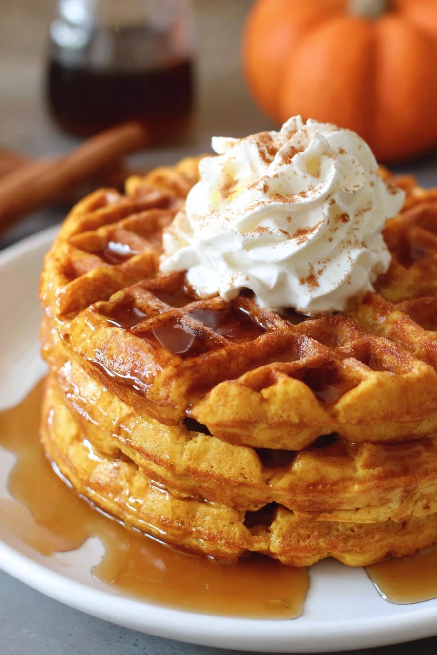 Pumpkin Spice Waffles Recipe recipe step-by-step guide