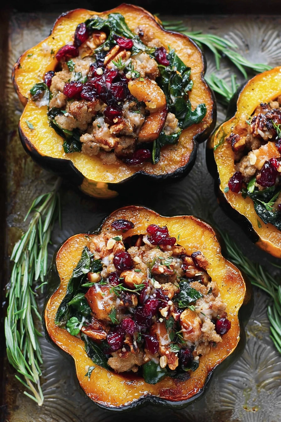 Sausage Stuffed Acorn Squash recipe step-by-step guide