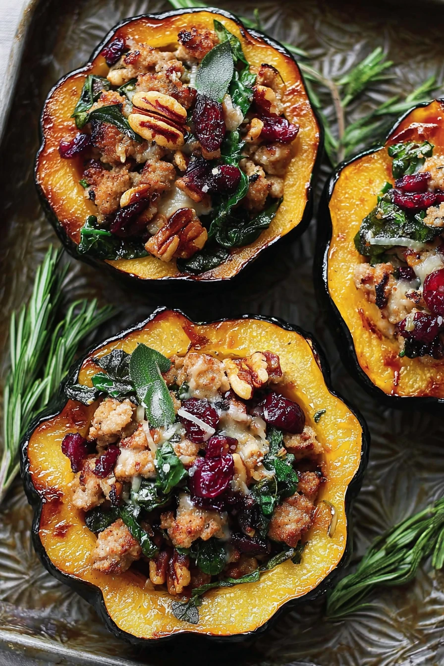Sausage Stuffed Acorn Squash recipe step-by-step guide