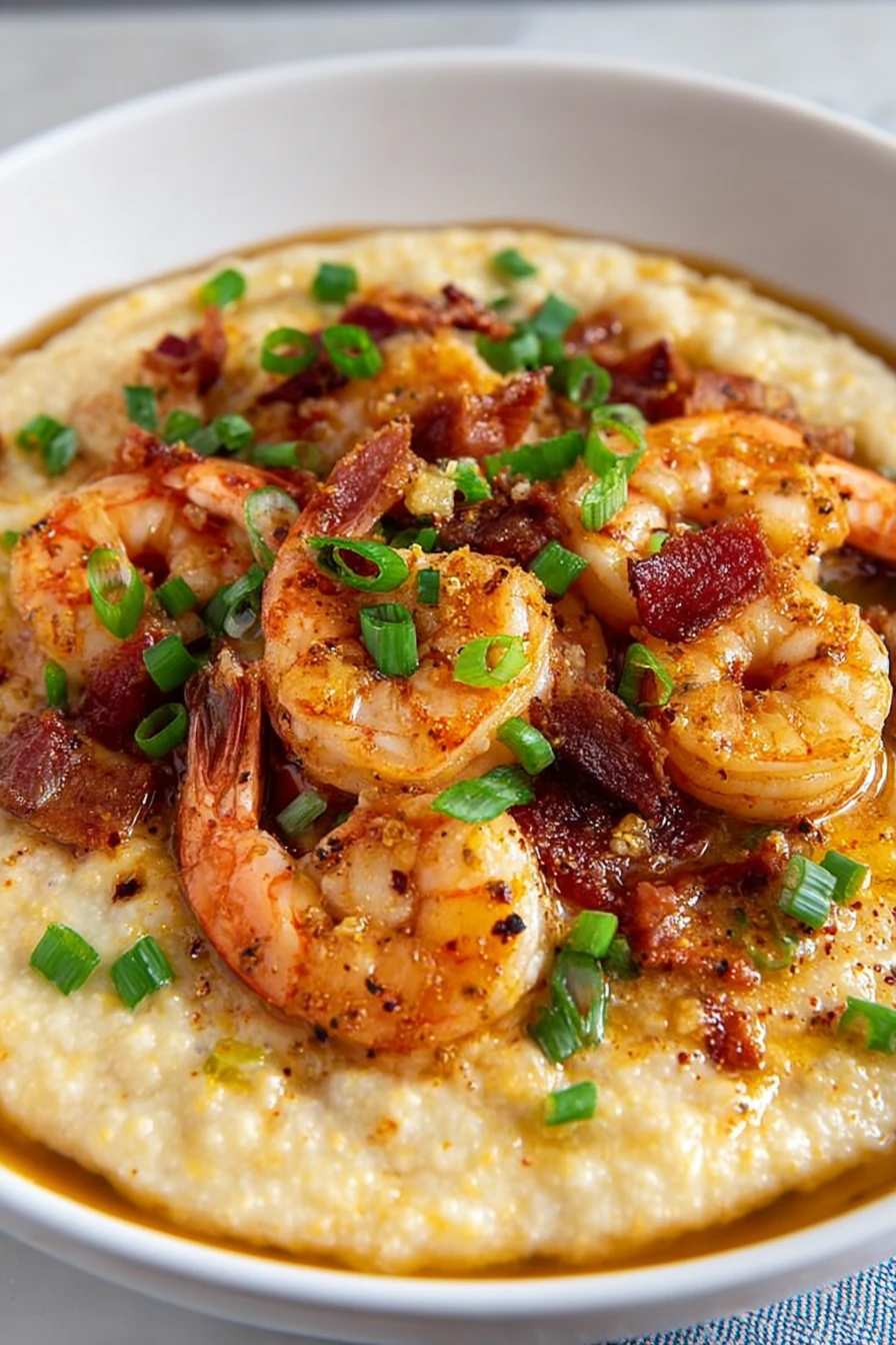 southern, shrimp, grits, recipe, savory, flavorful, delicious, traditional