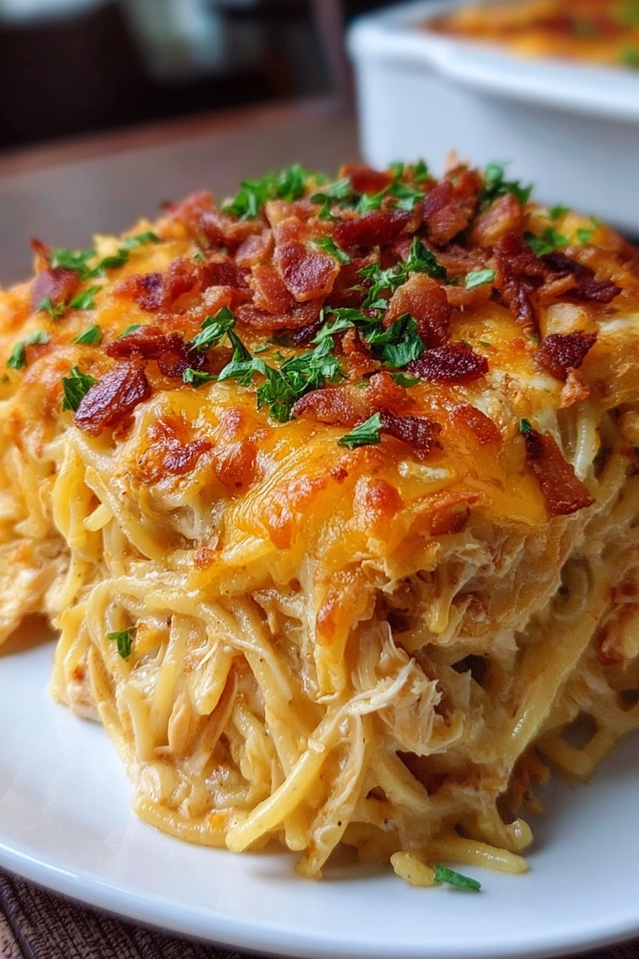 Spicy Southern Chicken Spaghetti Casserole recipe step-by-step guide