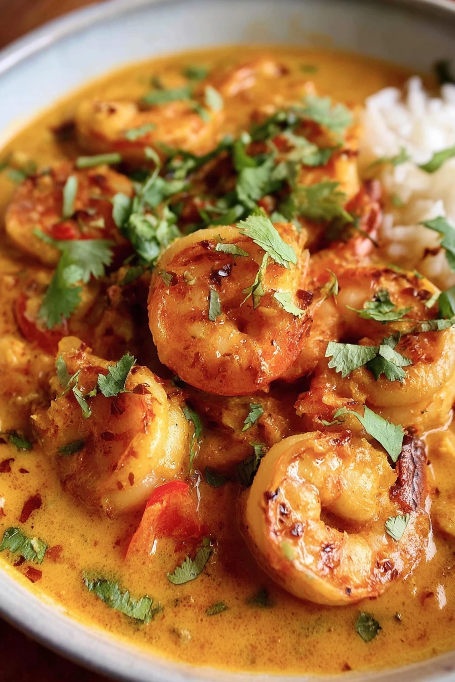 Thai Coconut Shrimp Curry recipe step-by-step guide