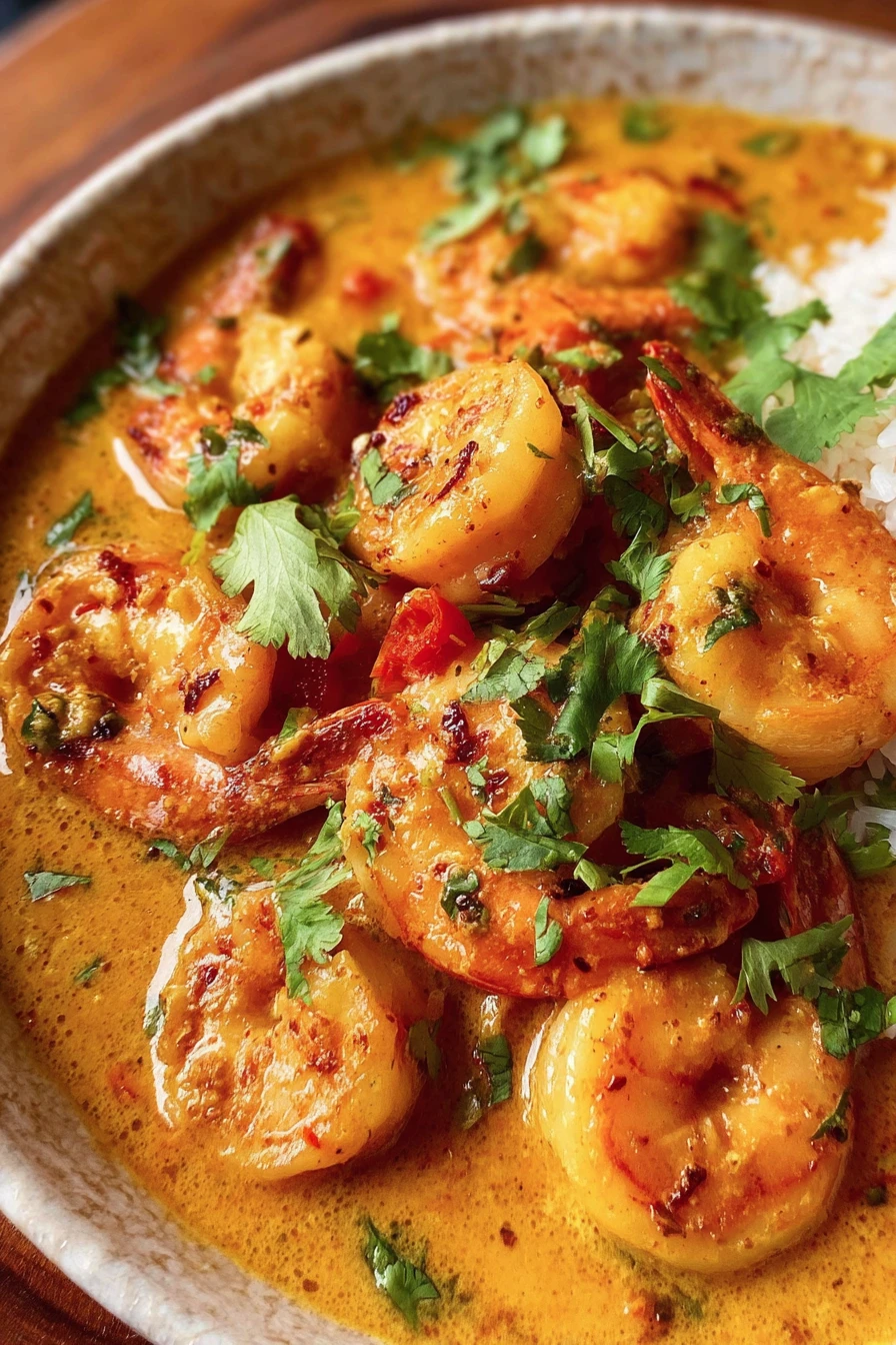 Thai Coconut Shrimp Curry recipe step-by-step guide