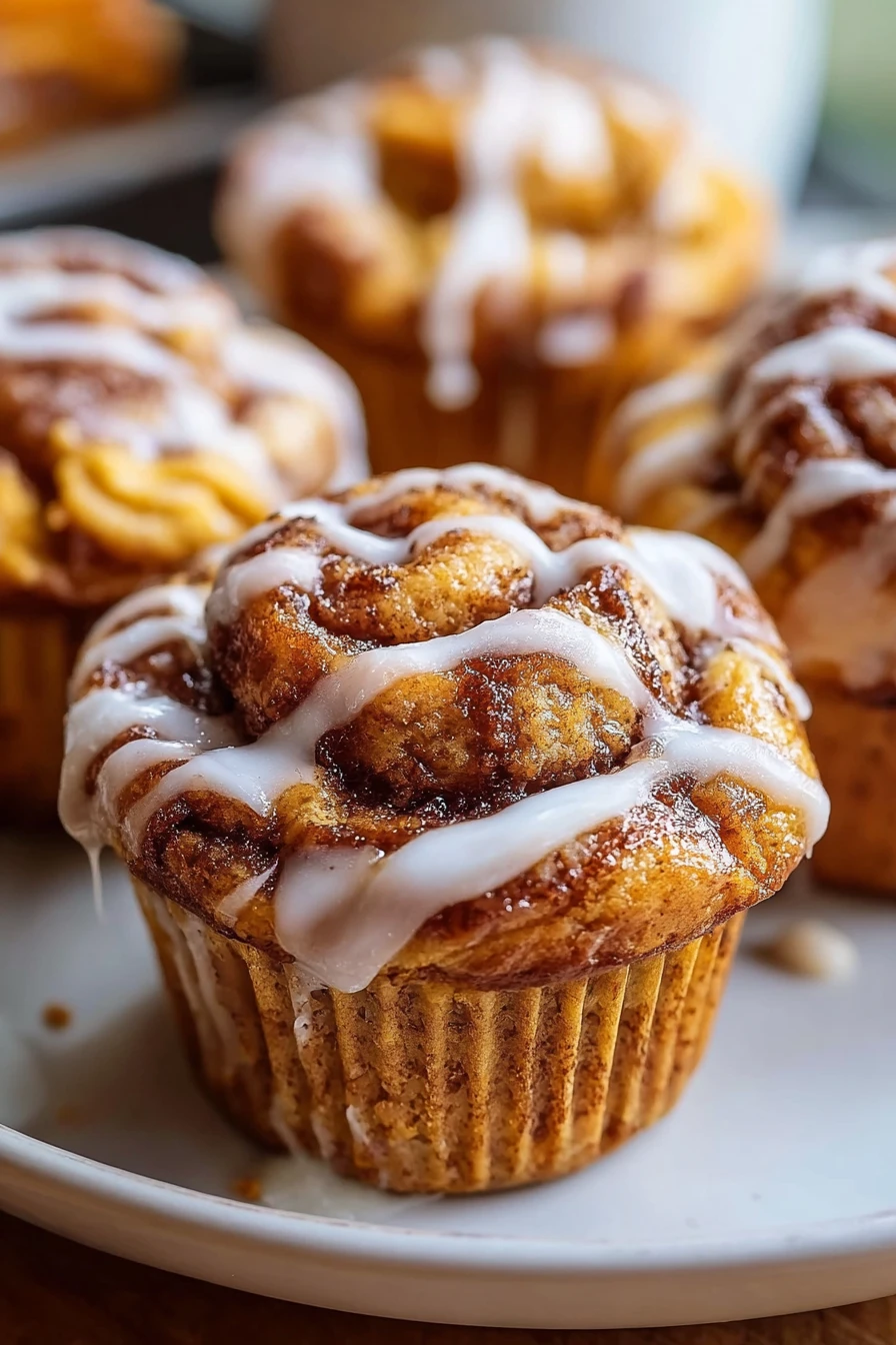 pumpkin cinnamon roll muffins, best ever, moist, flavorful, indulgent