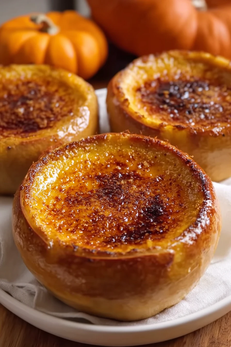 pumpkin crème brûlée, creamy, rich, decadent, fall dessert