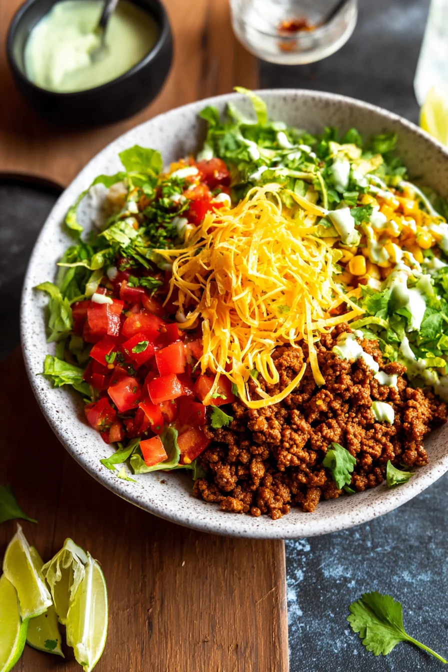 Beef Taco Bowls - Image 1