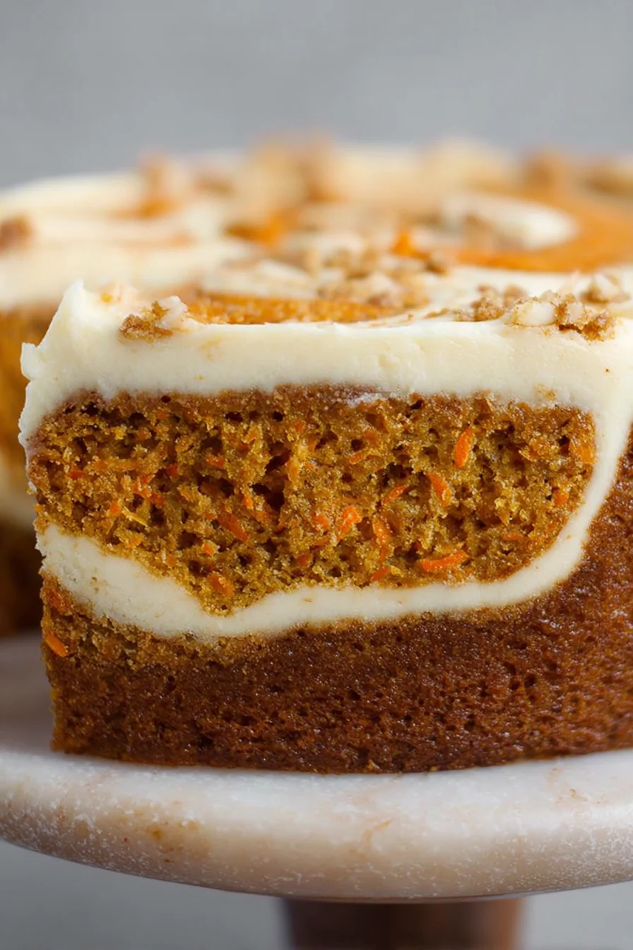 Carrot Cake with Bourbon Cheesecake Swirl - Image 2