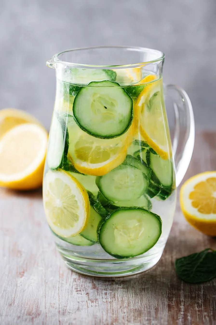 Cucumber Lemon Water