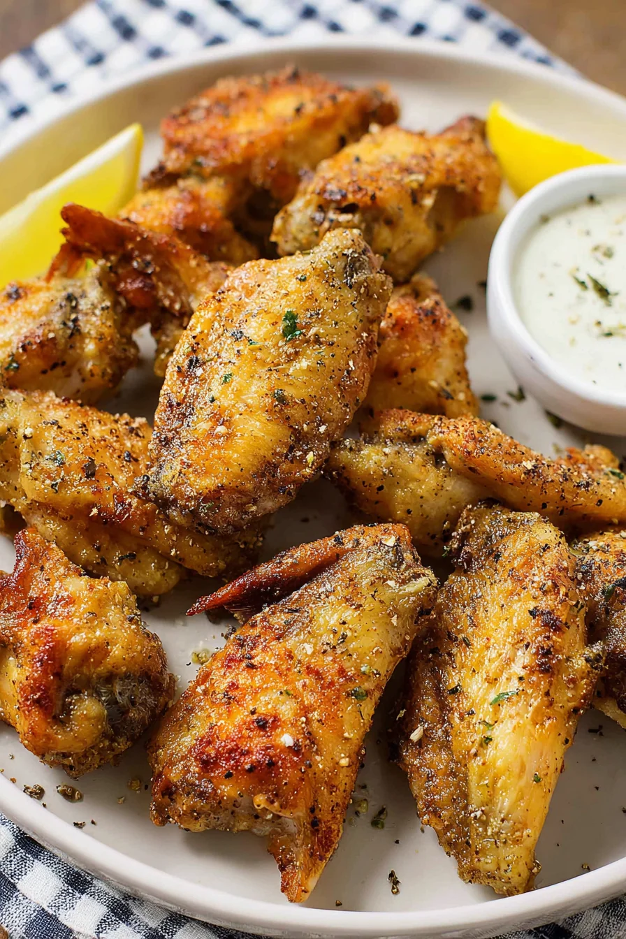 Lemon Pepper Chicken Wings - Image 1