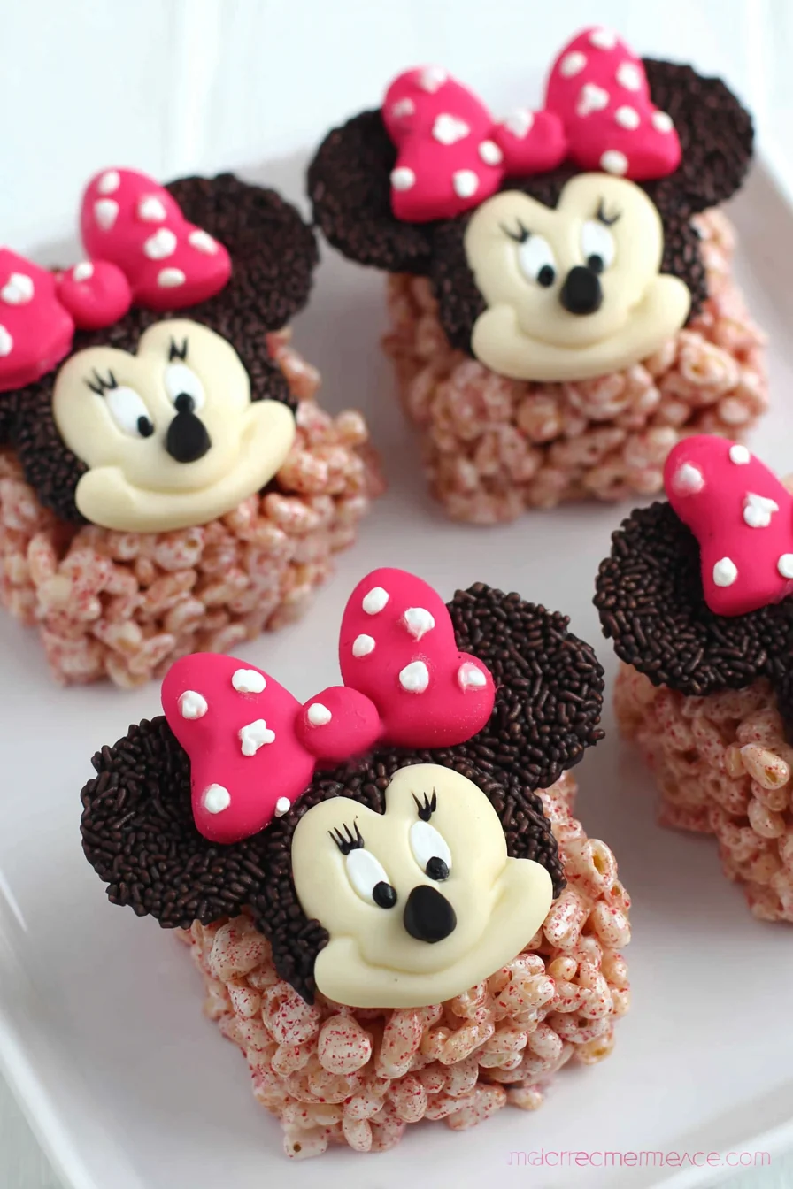 Minnie Mouse Rice Crispy Treats - Image 1