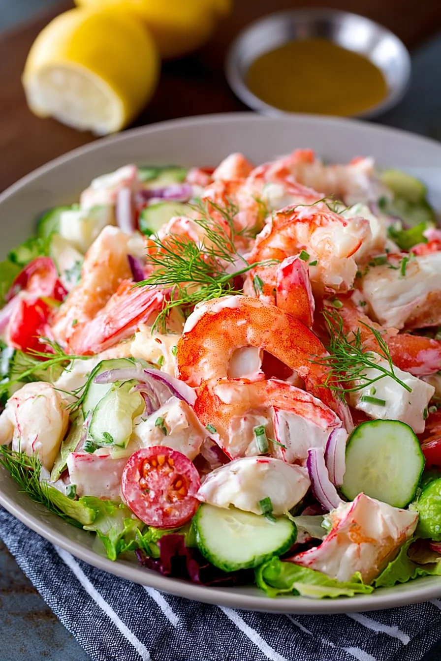 Seafood Salad with Crab Shrimp - Image 1