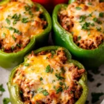 Stuffed Green Peppers with Ground Beef - Image 2
