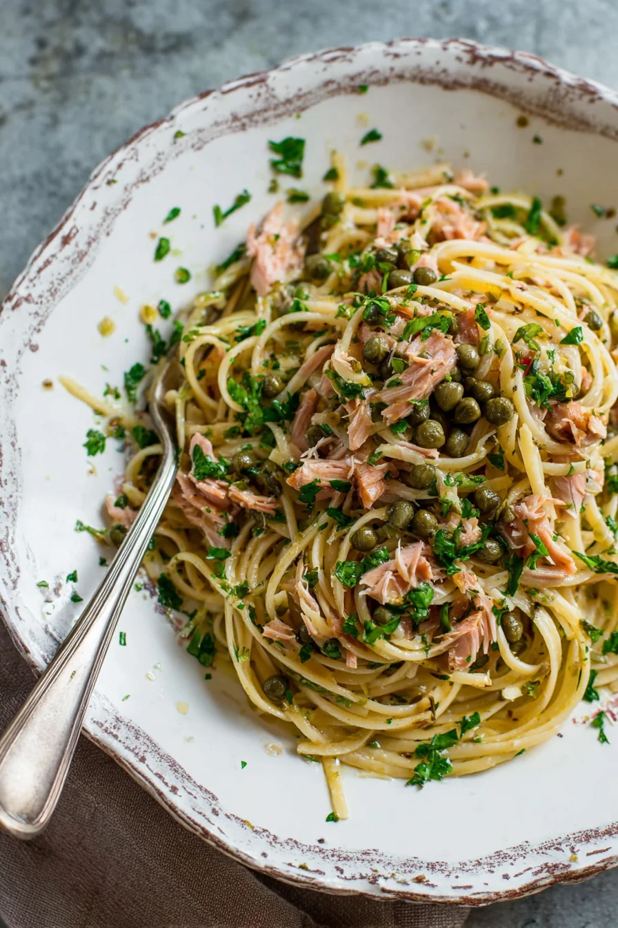 Tuna Linguine with Capers - Image 1