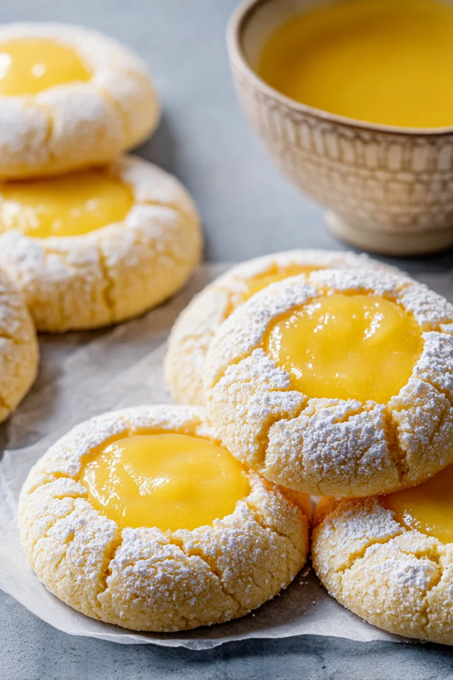 lemon curd cookies - Image 1