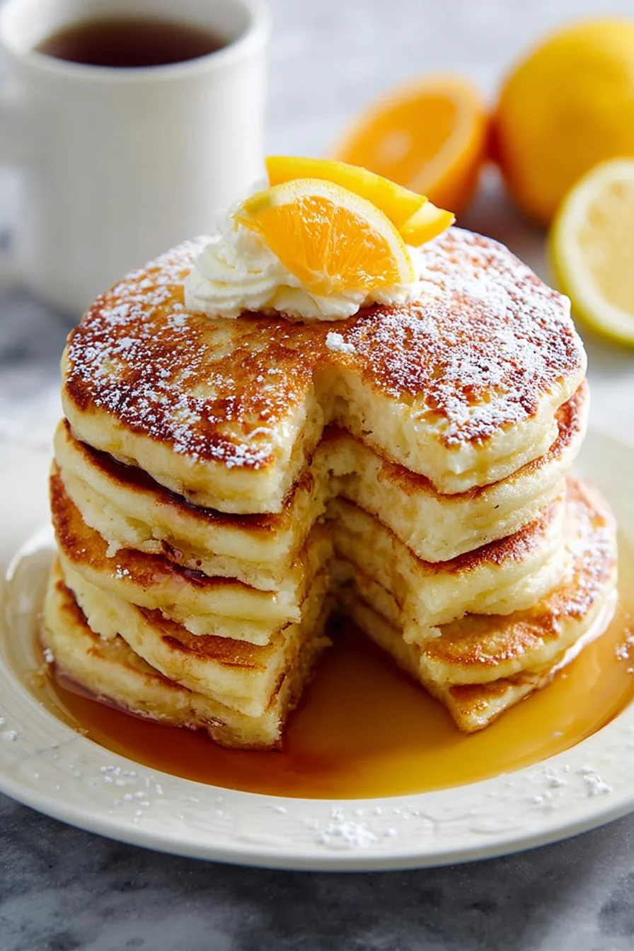 lemon ricotta pancakes - Image 1