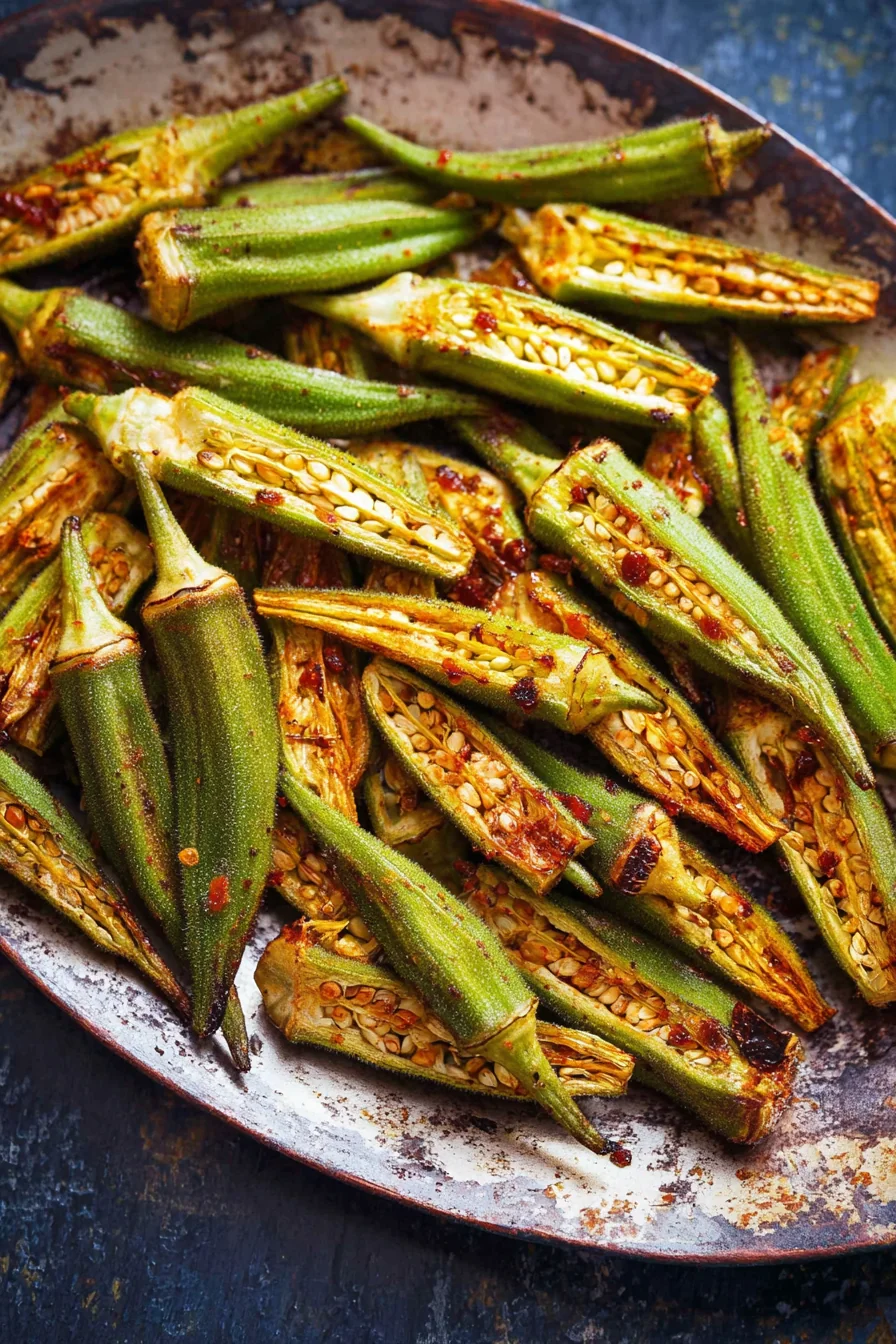 roasted okra - Image 1