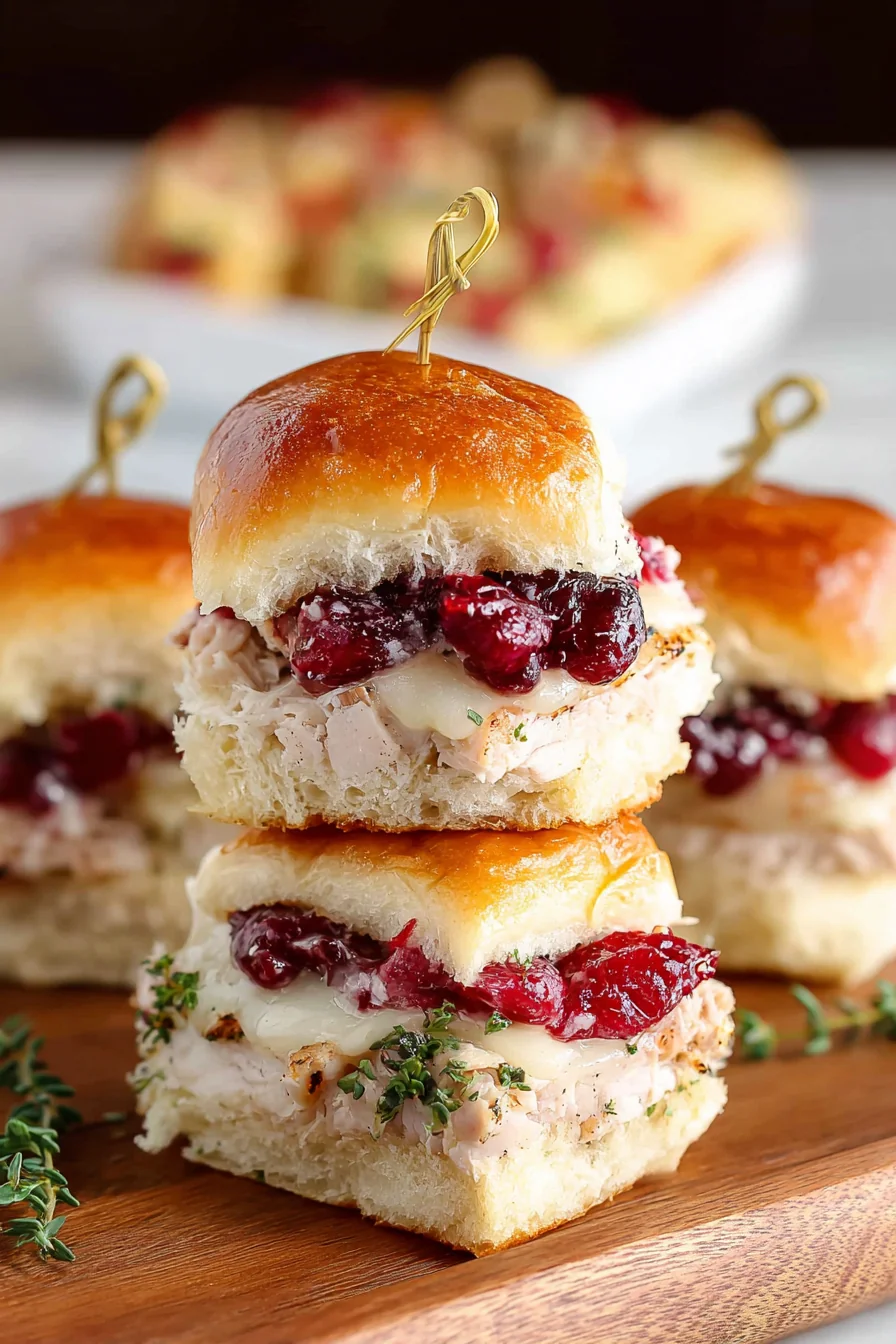 turkey cranberry sliders - Image 1