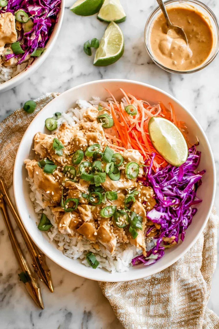 Asian Chicken and Cabbage Bowls - Image 1