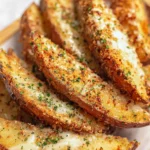 Baked Garlic Parmesan Potato Wedges - Image 2