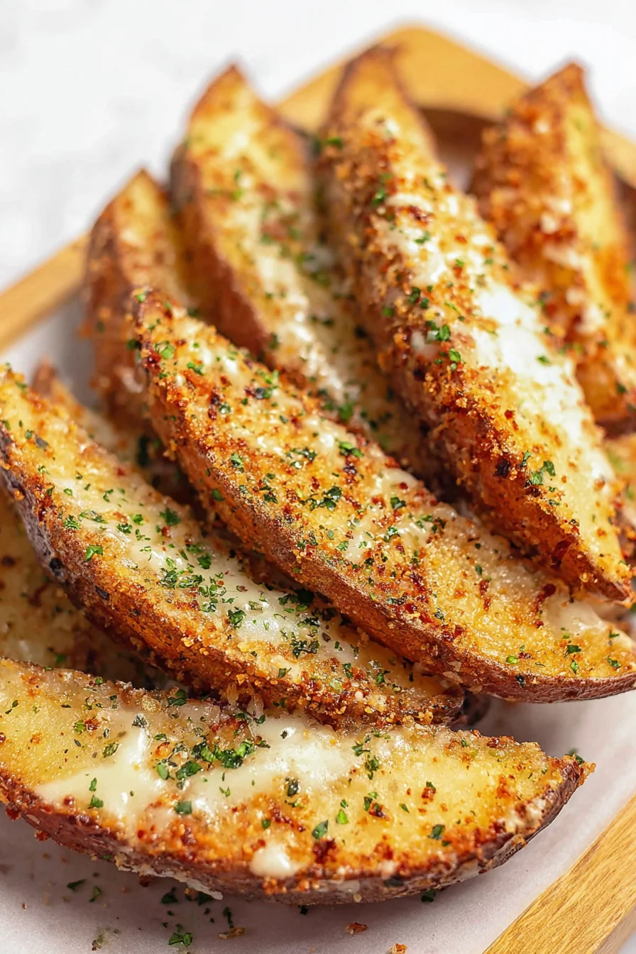 Baked Garlic Parmesan Potato Wedges - Image 2