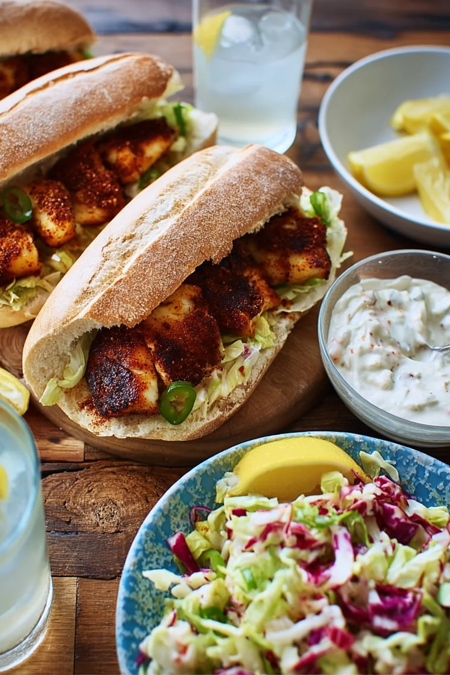 Blackened Cod Po' Boys - Image 2