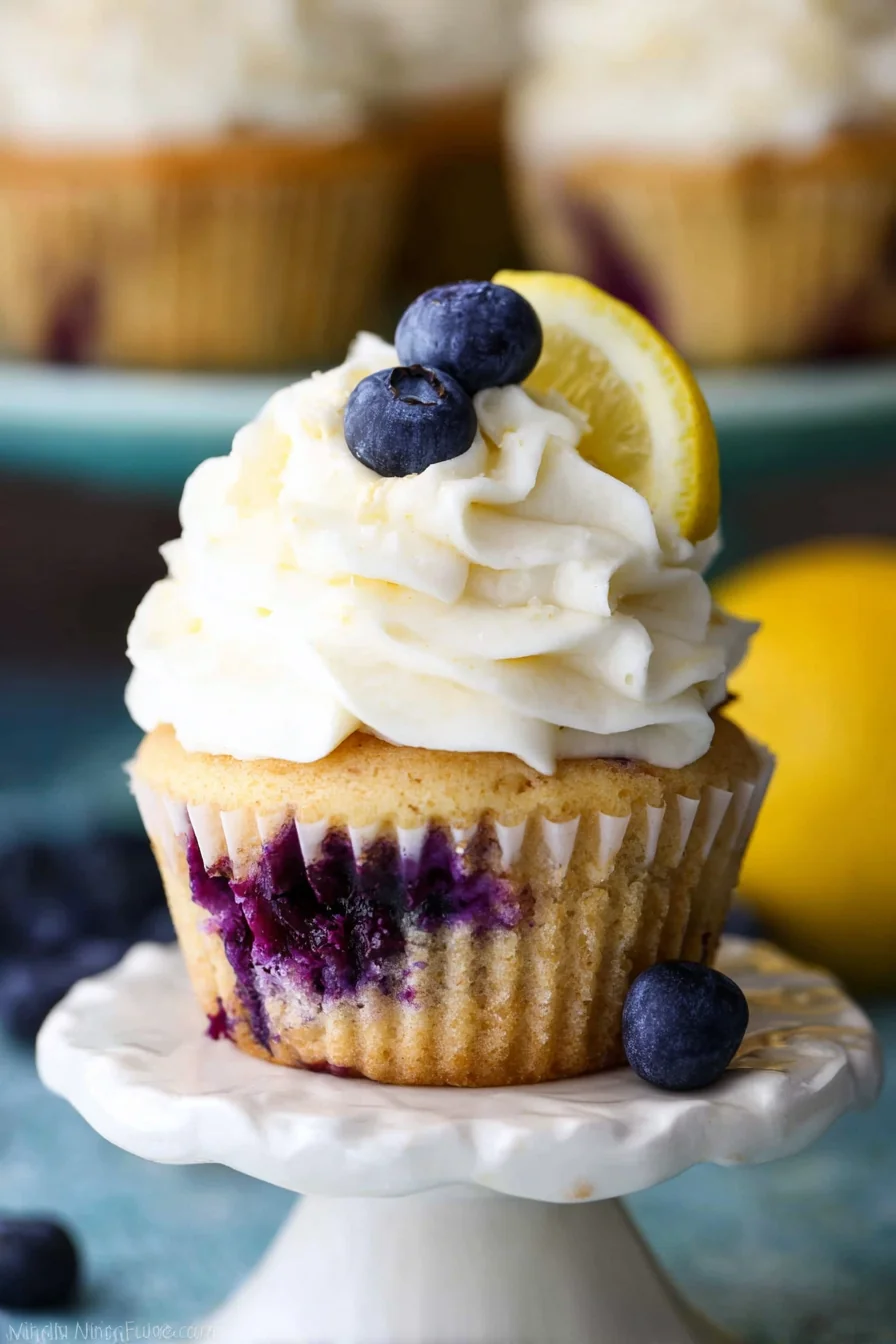 Blueberry Lemon Cupcakes - Image 1