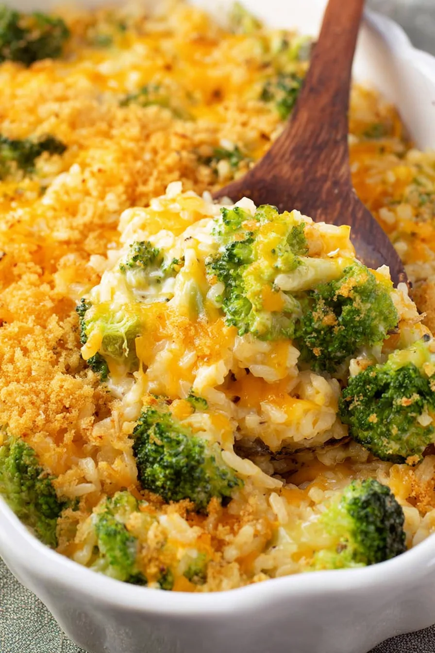 Broccoli Rice and Cheese Casserole Easy - Image 2