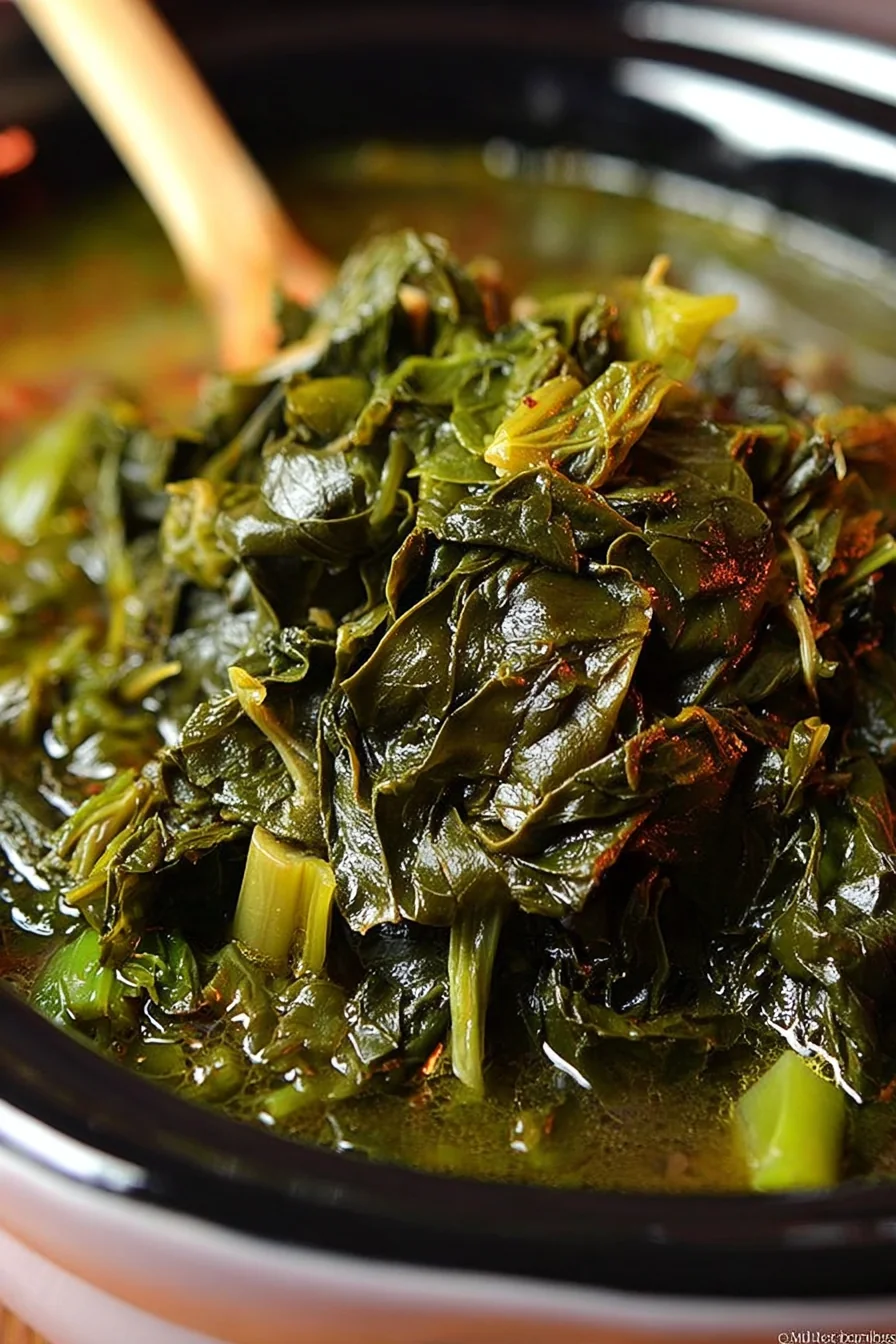 Crockpot Turnip Greens - Image 1