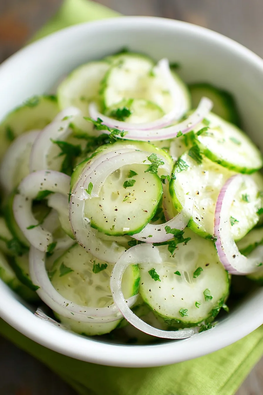 Cucumber and Onion Salad - Image 1