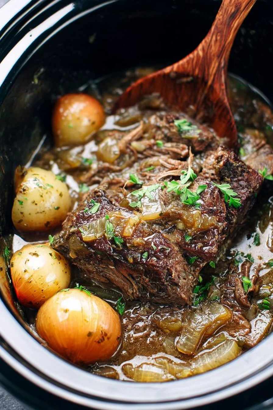 French Onion Pot Roast Crockpot - Image 1