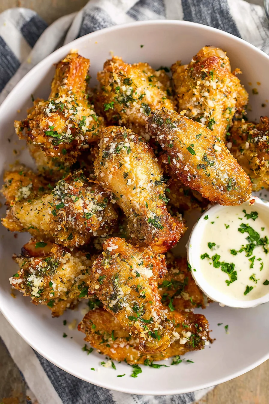 Garlic Parmesan Chicken Wings - Image 2