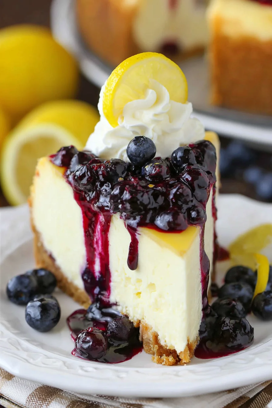 Lemon Blueberry Cheesecake - Image 1
