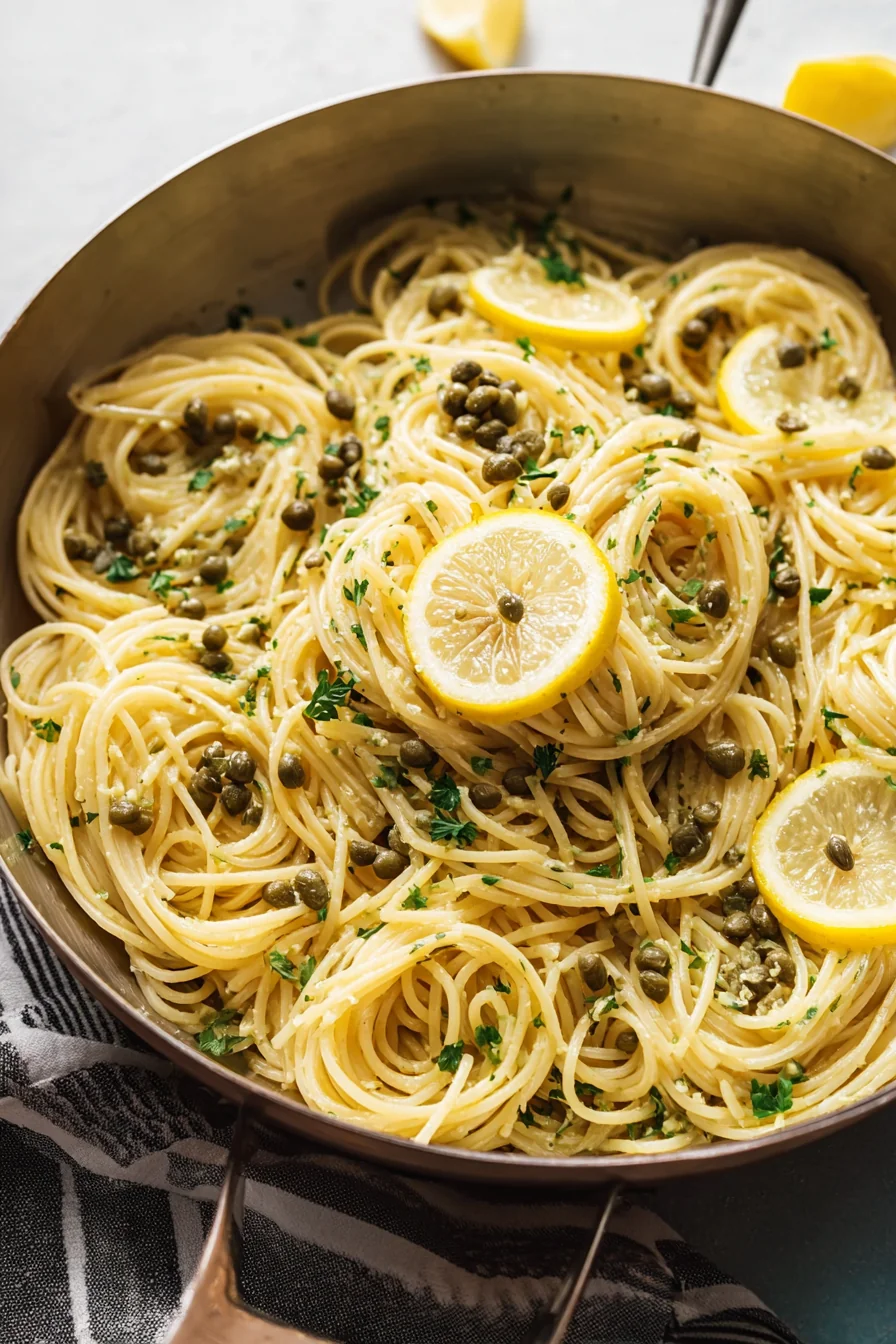 Lemon Caper Pasta
