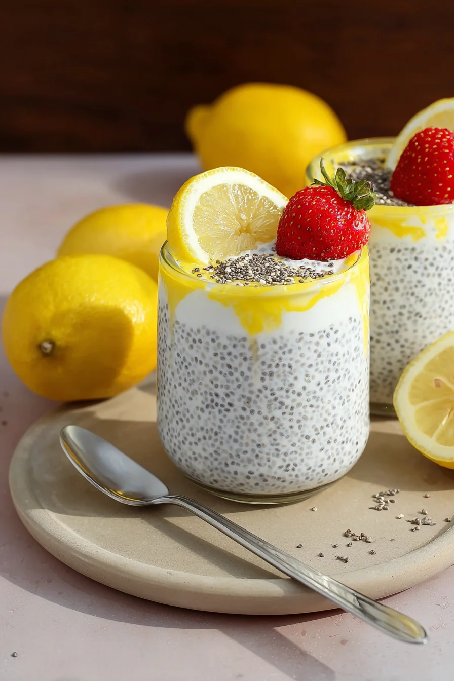 Lemon Chia Seed Pudding - Image 1