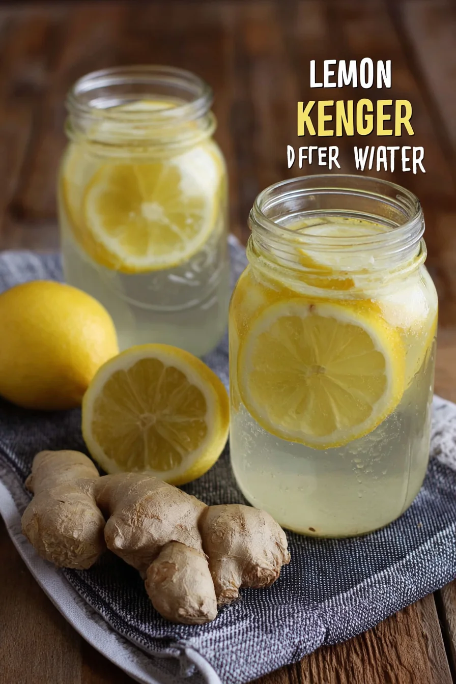 Lemon Ginger Detox Water - Image 1