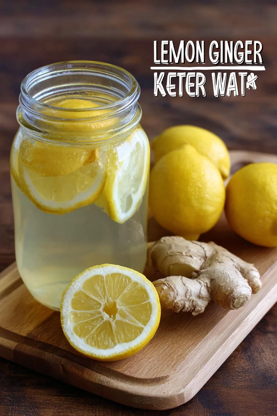 Lemon Ginger Detox Water - Image 2